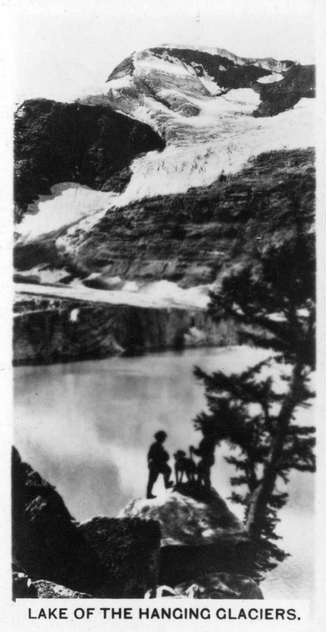 Lago das geleiras suspensas, Canadá, c1920s de Unbekannt