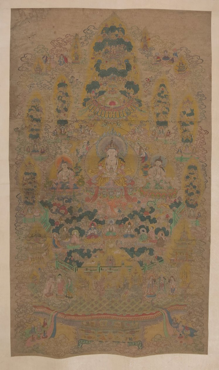 Mandala lamaísta, século XVII. de Unbekannt
