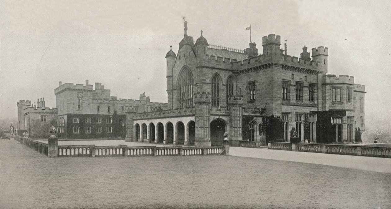 Lambton Castle, Durham, a sede da Rota. Hon. O Conde de Durham, c1913 de Unbekannt