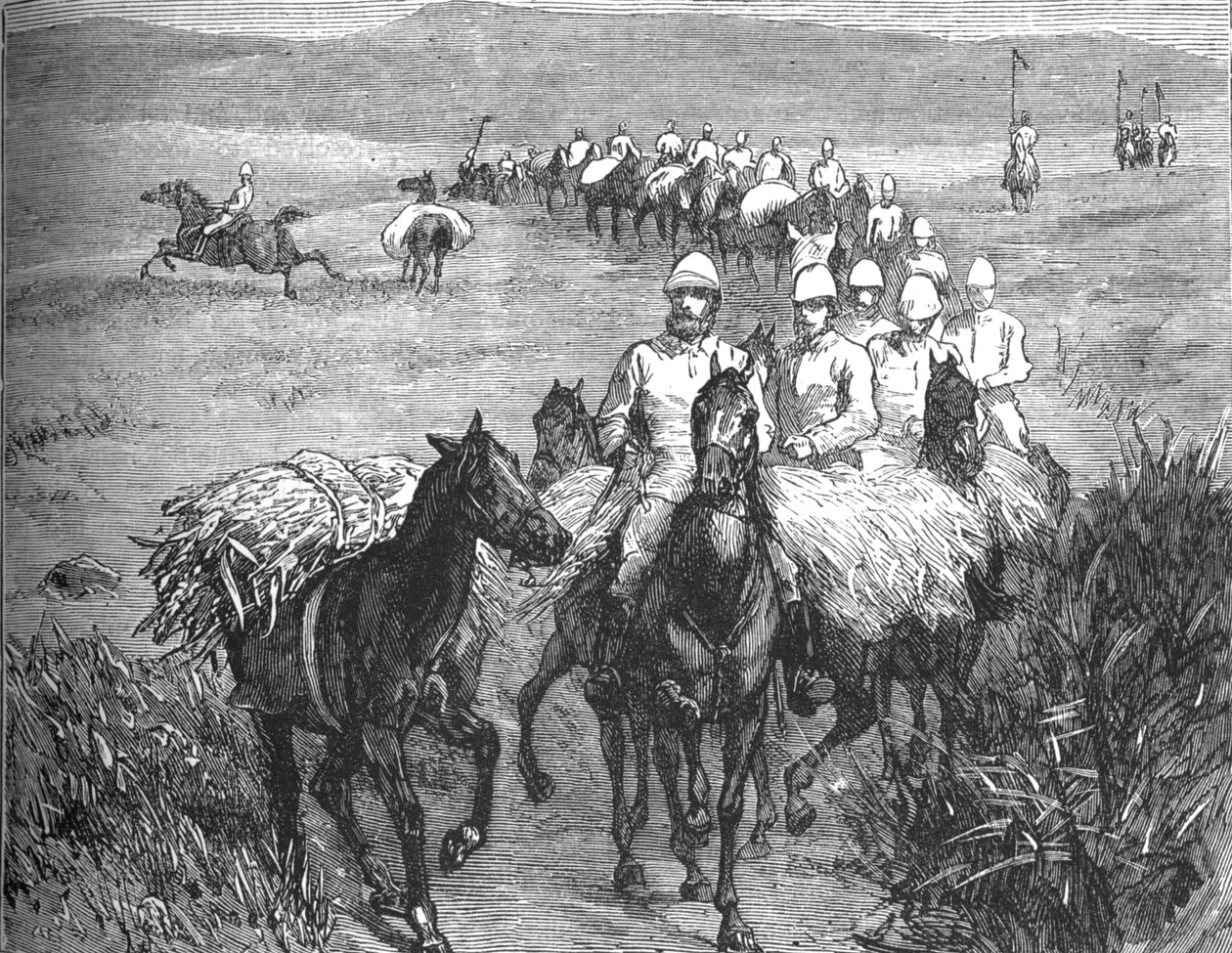 Lancers retornando de uma incursão, c1880 de Unbekannt