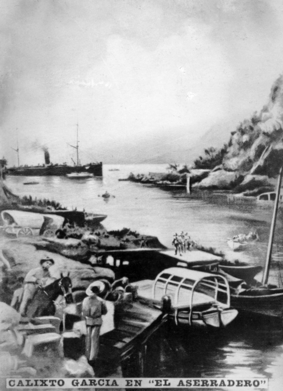 Aterragem do general Calixto Garcia, 1890, década de 1910 de Unbekannt
