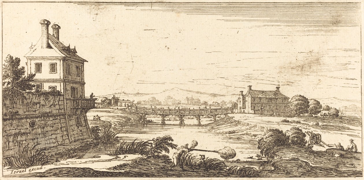 Paisagem, 1635 ou depois. de Unbekannt