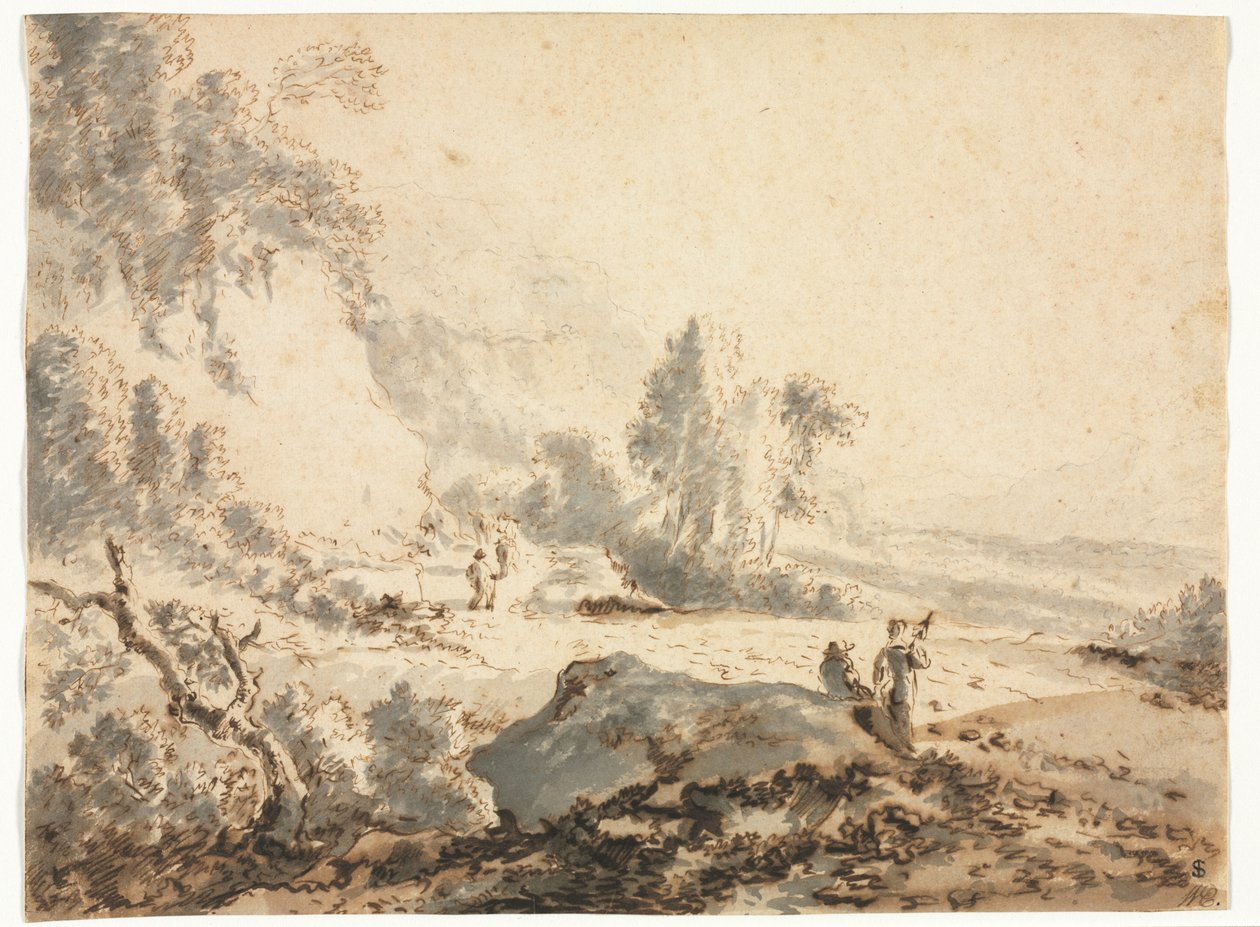 Paisagem, século XVIII. de Unbekannt