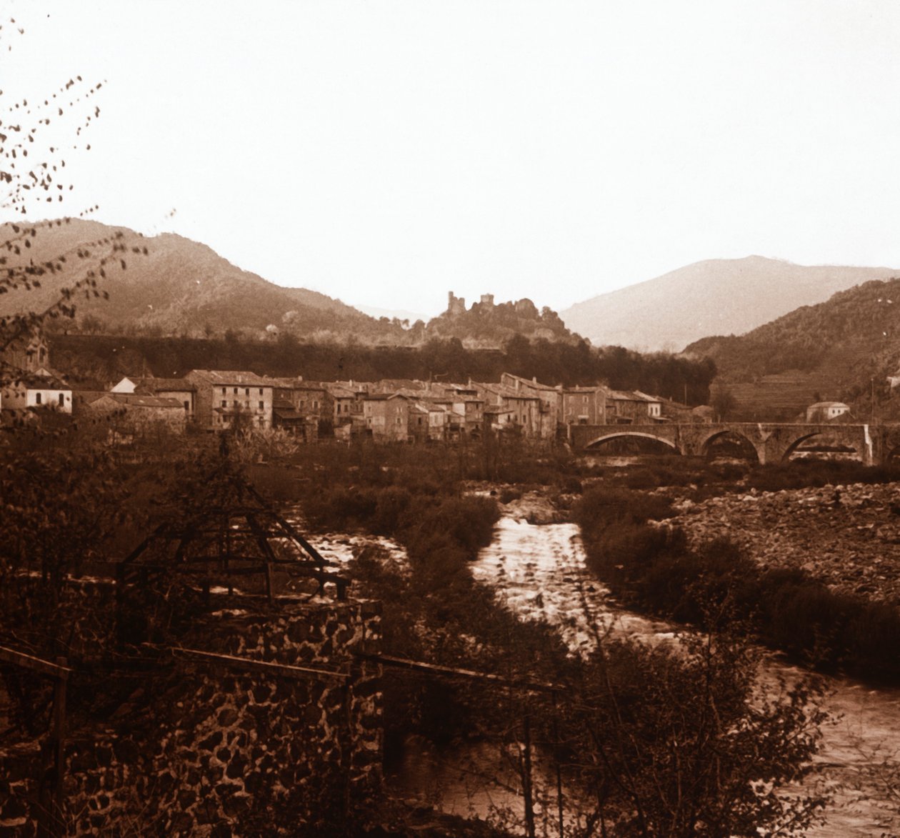 Paisagem, Alsácia, c1914-c1918 de Unbekannt