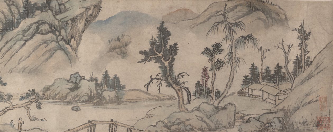 Paisagem, início do século XX, data espúria de 1577. de Unbekannt
