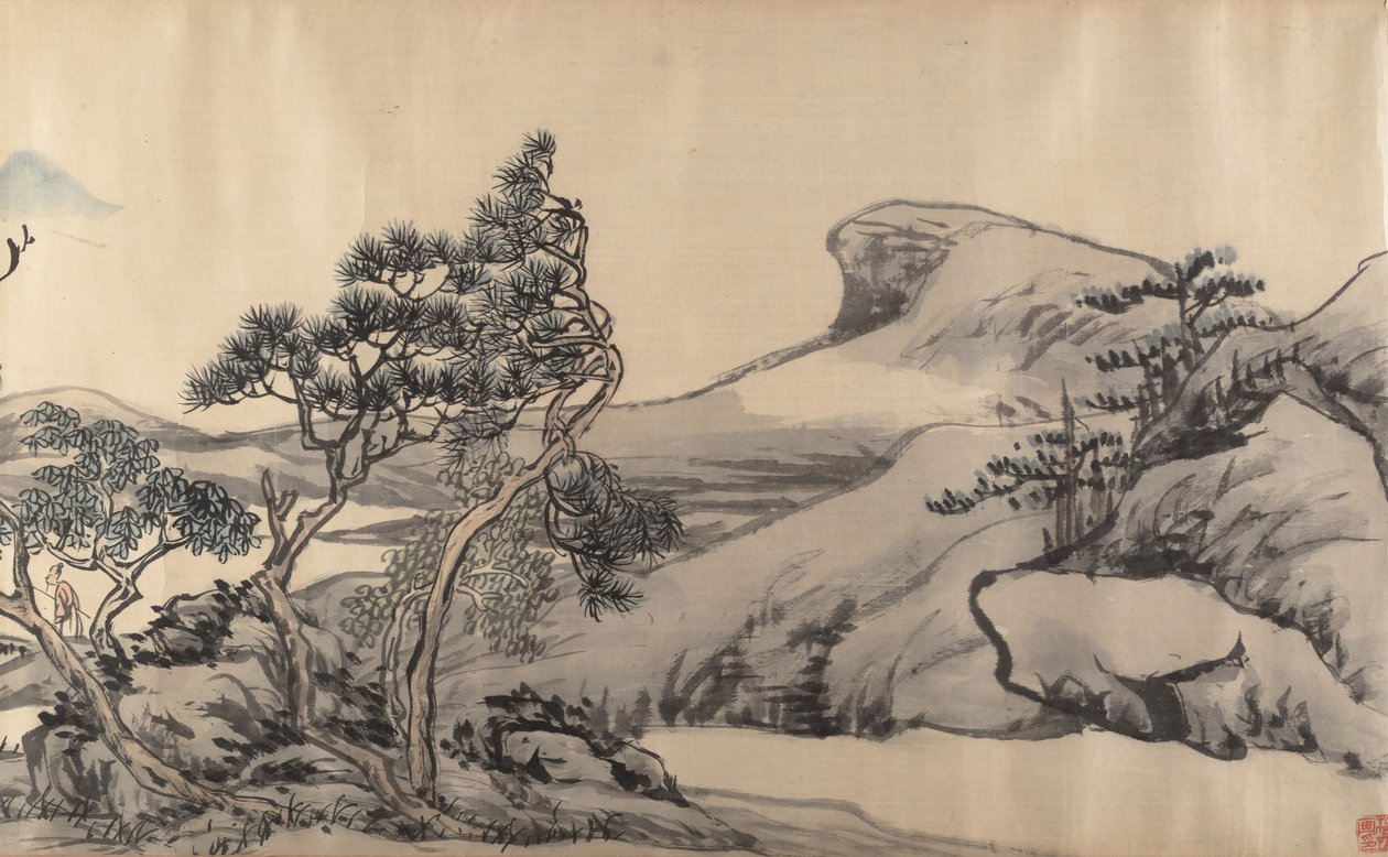 Paisagem, início do século XX. de Unbekannt