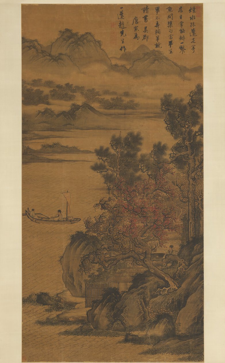 Paisagem para Zhao Yipeng, final do século XV-início do século XVI. de Unbekannt