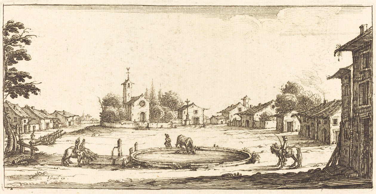 Paisagem, em ou depois de 1635. de Unbekannt