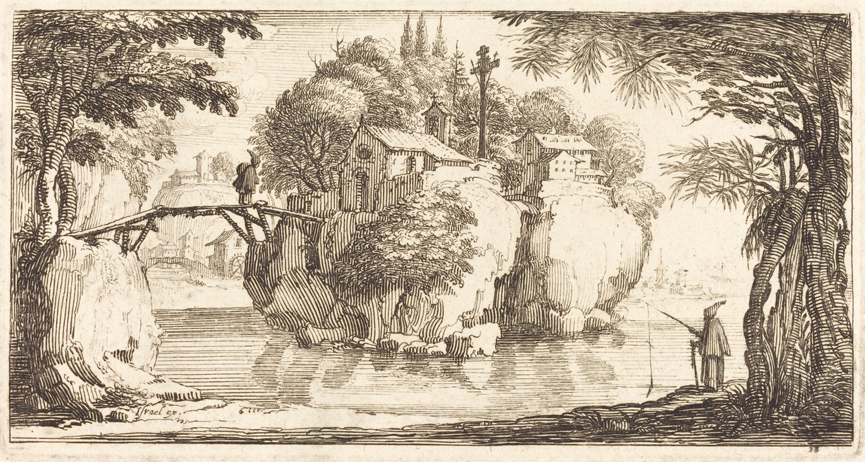 Paisagem, em ou depois de 1635. de Unbekannt