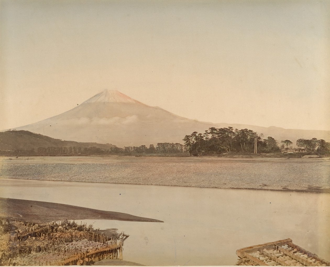 [Paisagem com Rio e Montanha], década de 1870. de Unbekannt