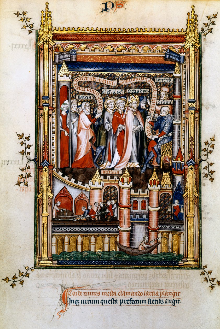 Larcia acusa St Denis, 1317 de Unbekannt
