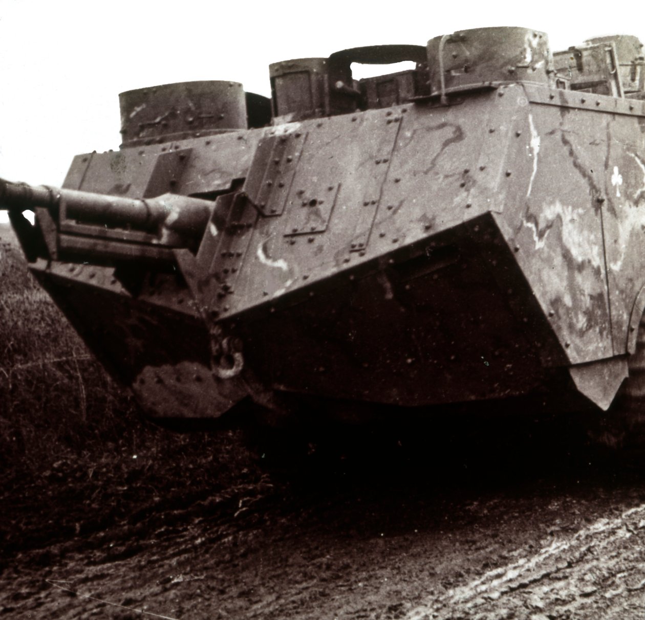 Tanque grande em movimento, c1914-c1918 de Unbekannt