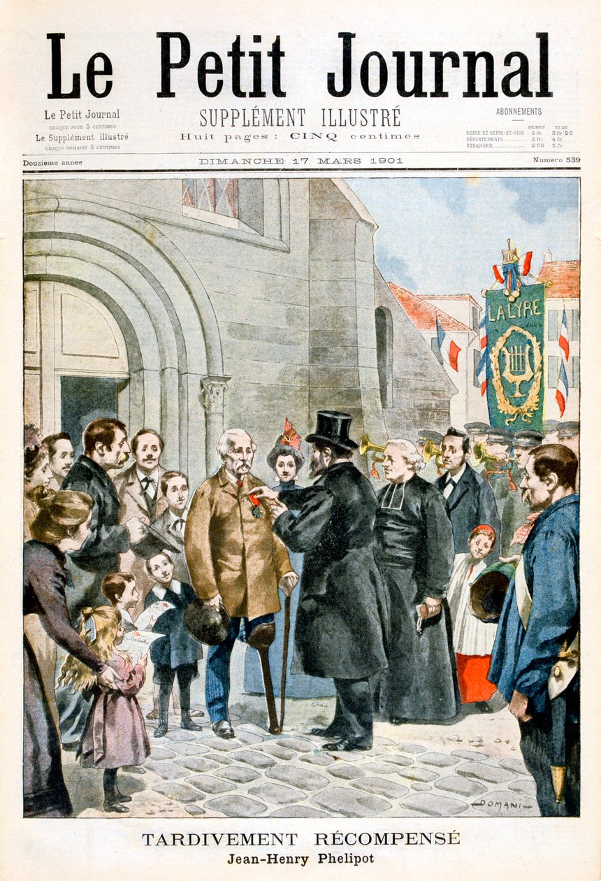 Recompensa tardia para Jean-Henry Phelipot, 1901 de Unbekannt