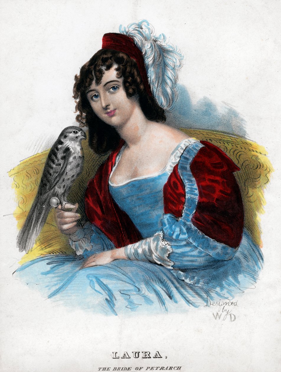 Laura, a noiva de Petrarca, c1770-1840 de Unbekannt