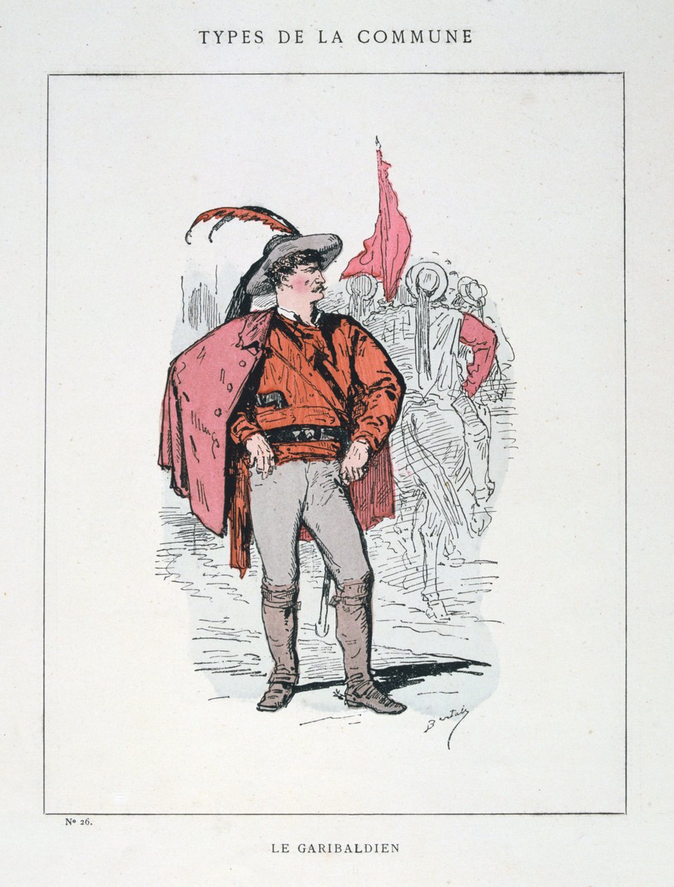 Garibaldian, Paris Commune, 1871. de Unbekannt