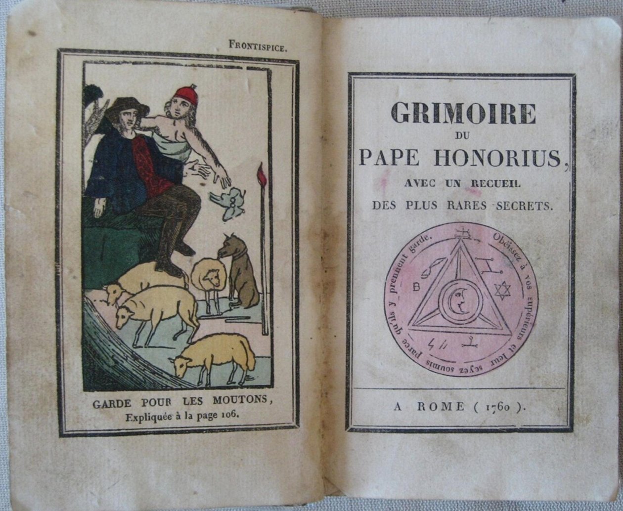 O Grimório do Papa Honório, 1760 de Unbekannt