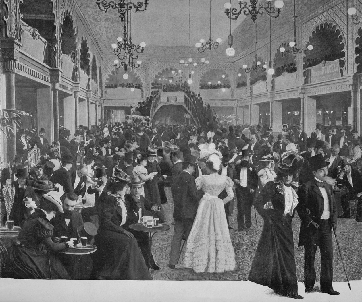 O Salão das Folies-Bergere, 1900 de Unbekannt