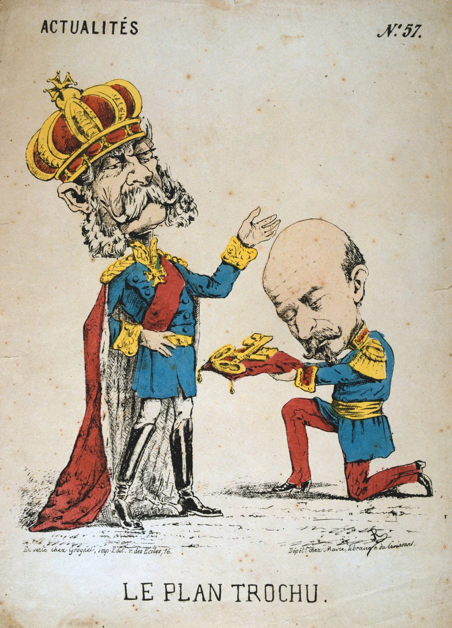 Le Plan Um pouco, 1870-1871 de Unbekannt