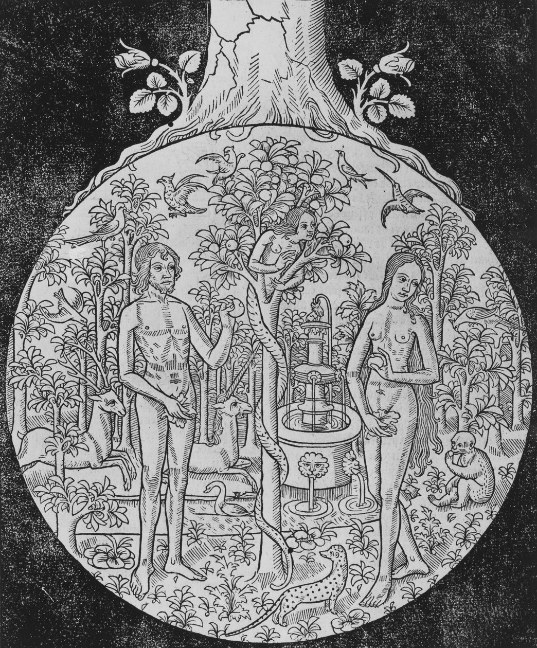 O primeiro volume da Bíblia francesa historiada e recém-impressa, ca. 1501. de Unbekannt