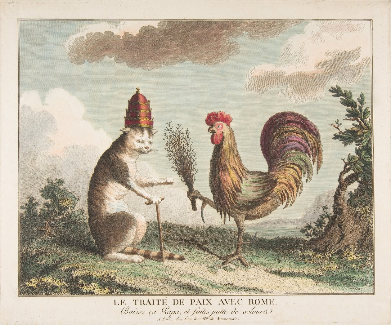 O Tratado de Paz com Roma O Tratado de Paz com Roma, ca. 1789 de Unbekannt