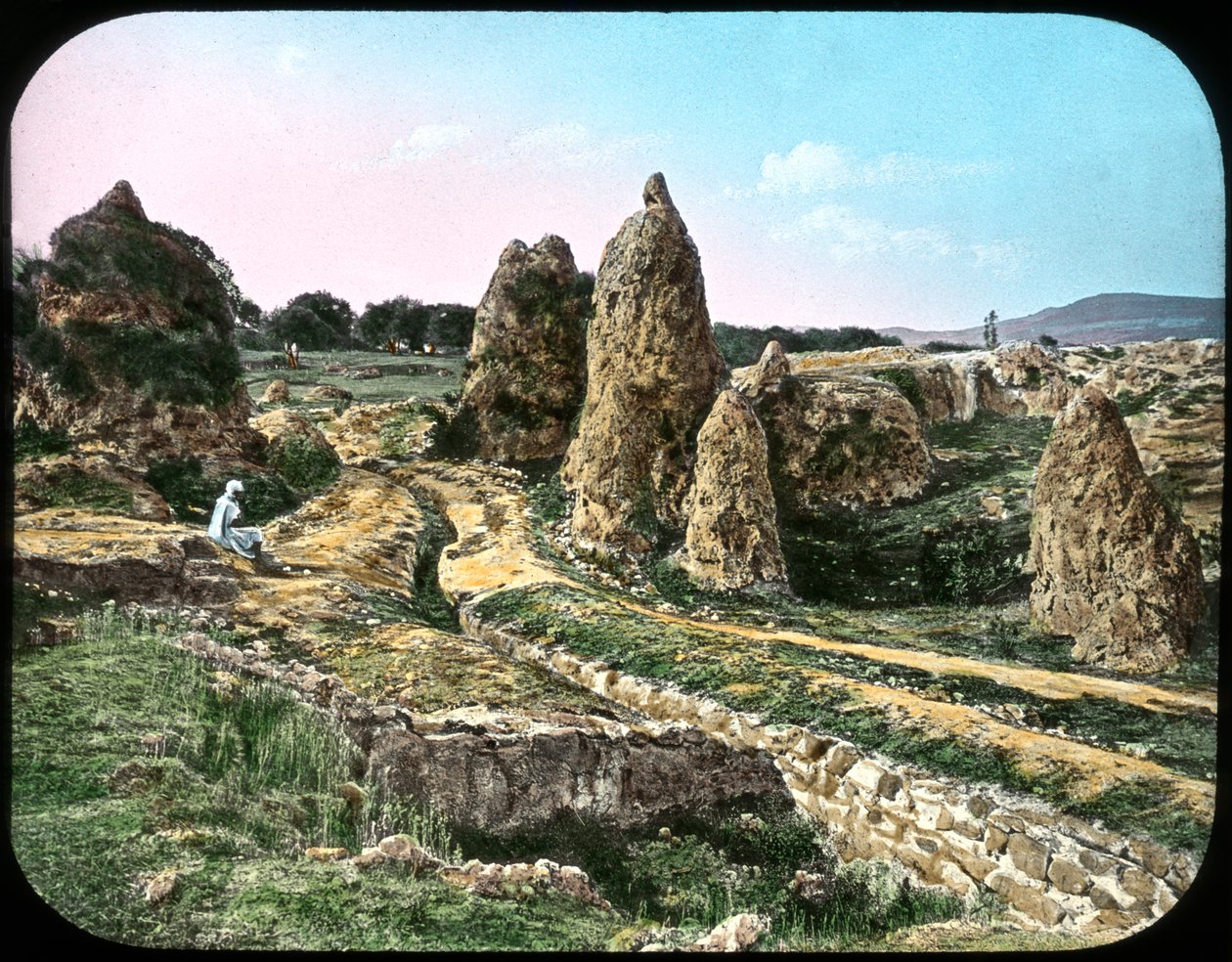 Casamento árabe, Hammam Meskoutine, Argélia, século c19 de Unbekannt