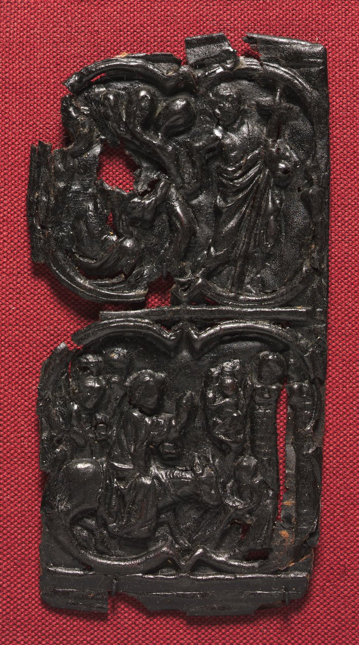 Painel de couro, c. 1350-1400. de Unbekannt