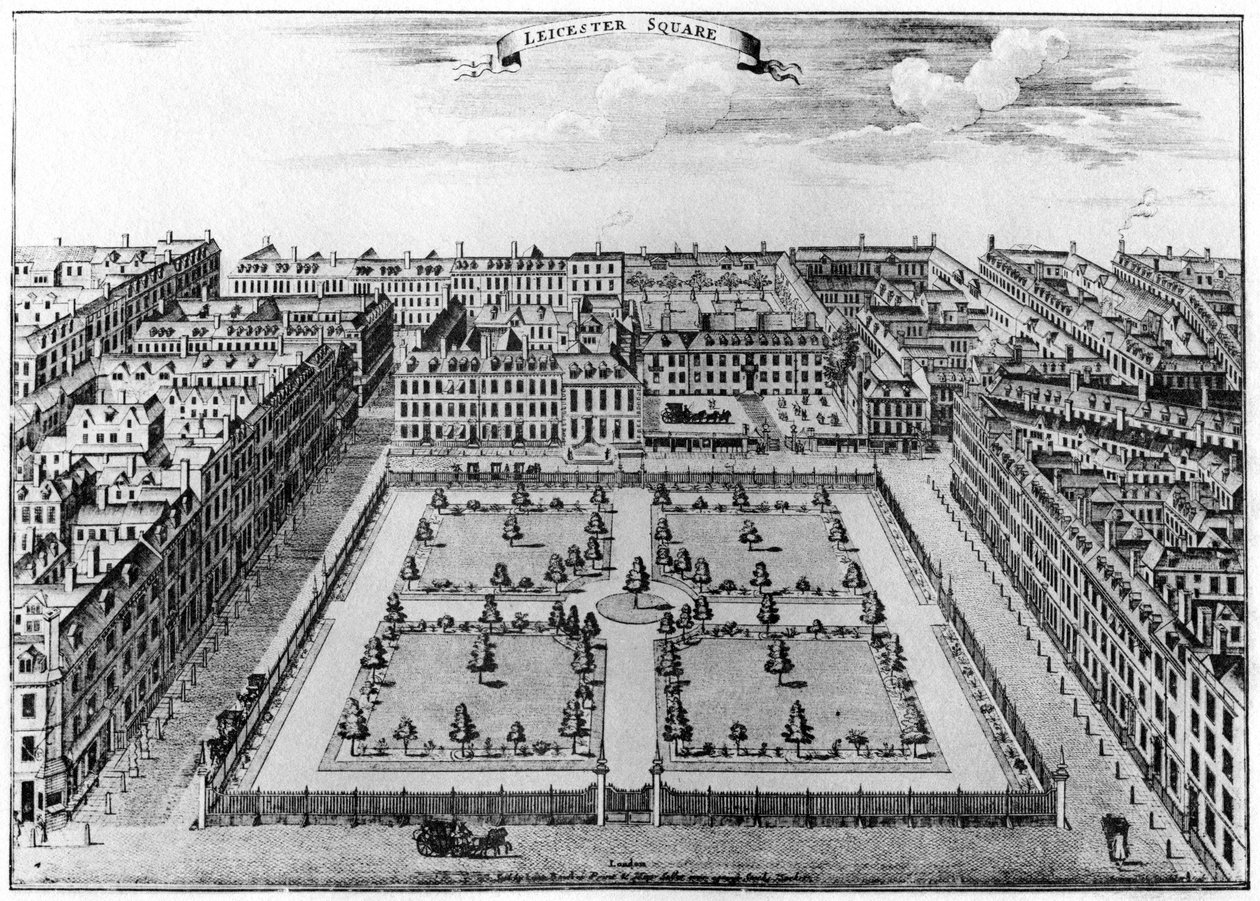 Leicester Square, Londres, 1750 1907 de Unbekannt