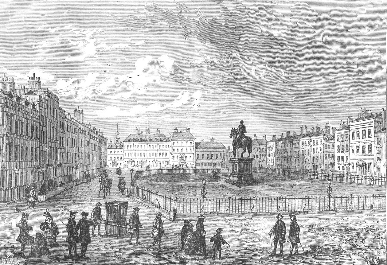 Praça Leicester, c1750 1897 de Unbekannt