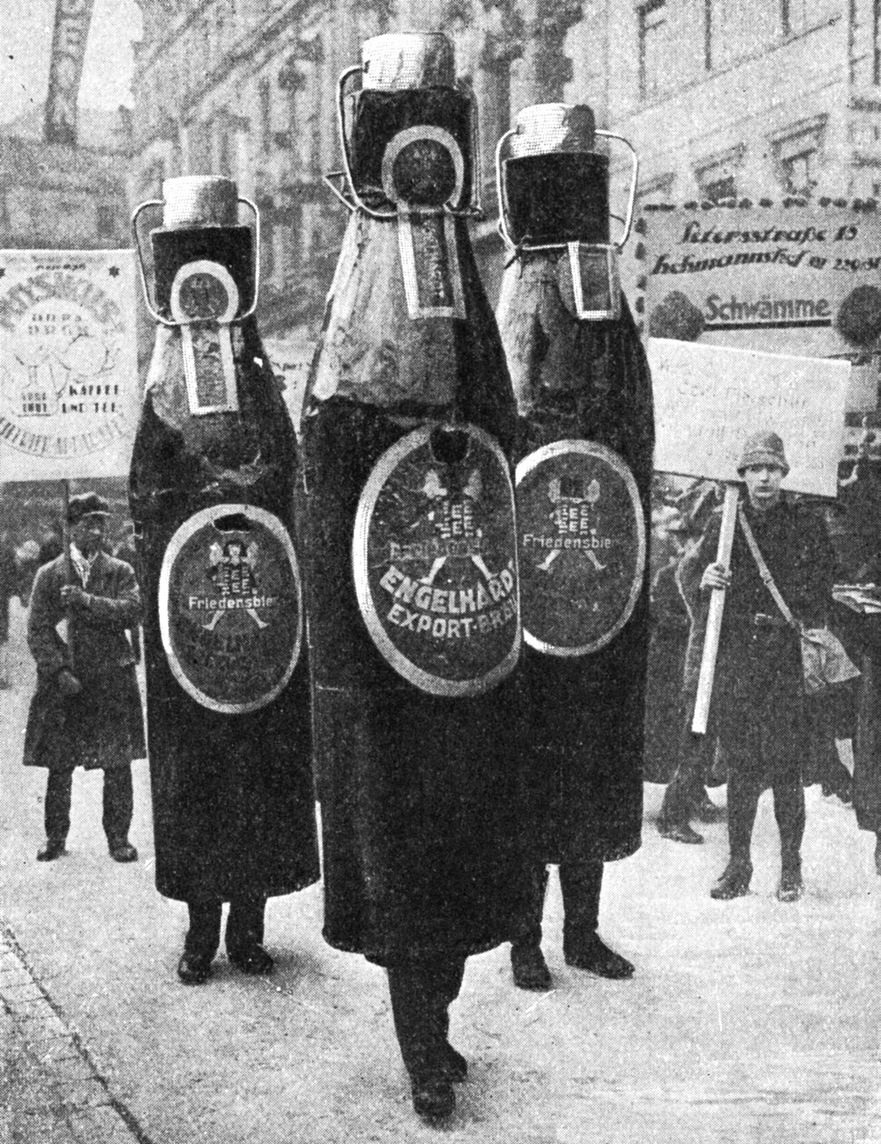 Grande desfile de propaganda de Leipzig, Leipzig, Alemanha, 1922 de Unbekannt
