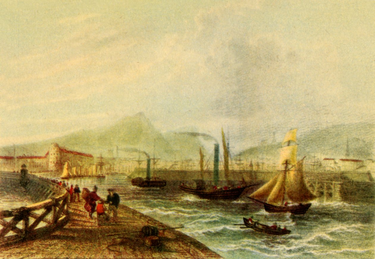 Leith Harbour, c1840, 1942. de Unbekannt