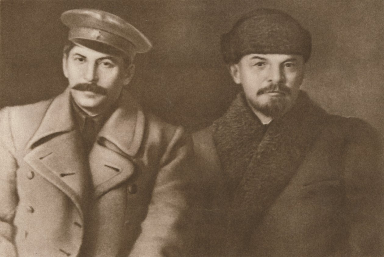 Lenin e Stalin, março de 1919, 1939. de Unbekannt