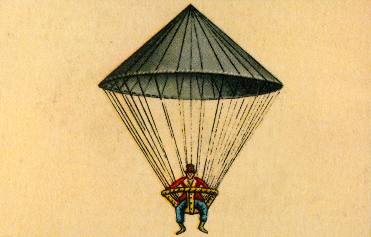 Pára-quedas de Lenormands, 1783, 1932. de Unbekannt