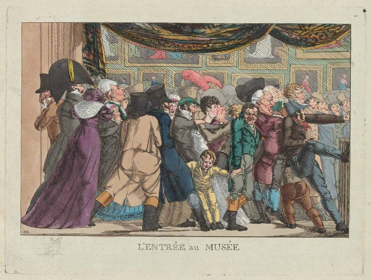 Entrada do Museu Entrada do Museu, 1808. de Unbekannt