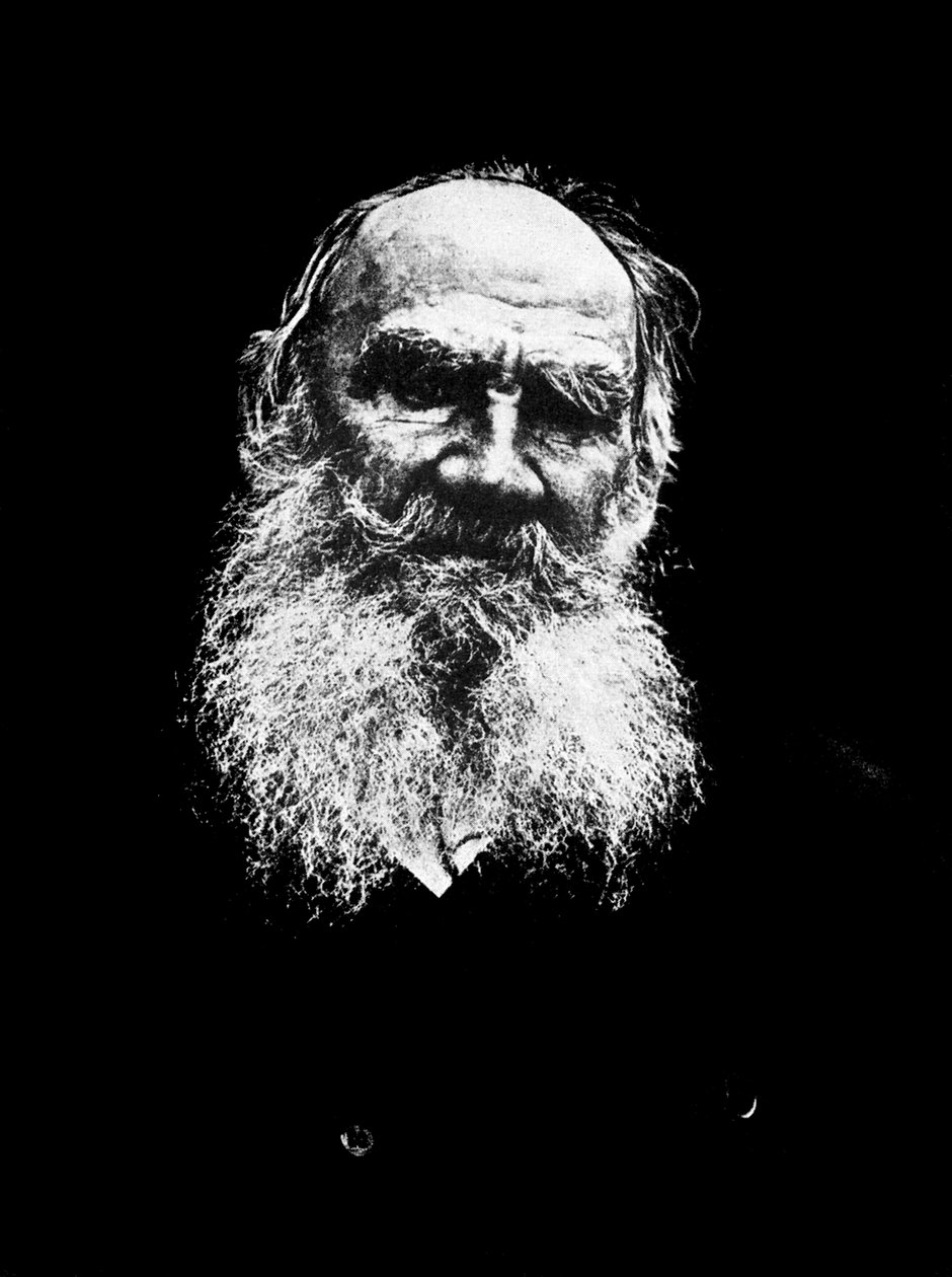 Leo Tolstoi, romancista russo, c1900 1956 de Unbekannt