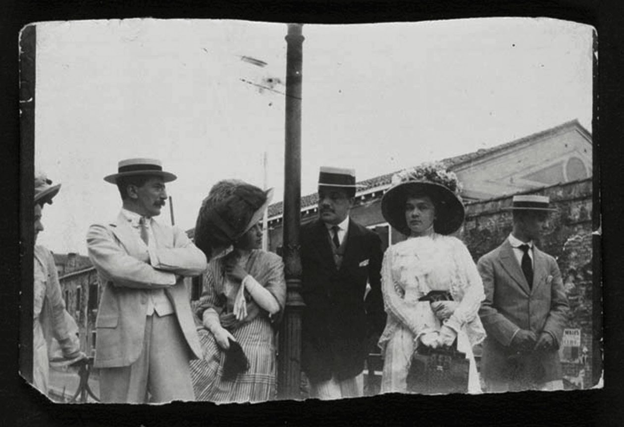 Leon Bakst, artista e designer russo e empresário de balé Serge Diaghilev, c1910 de Unbekannt