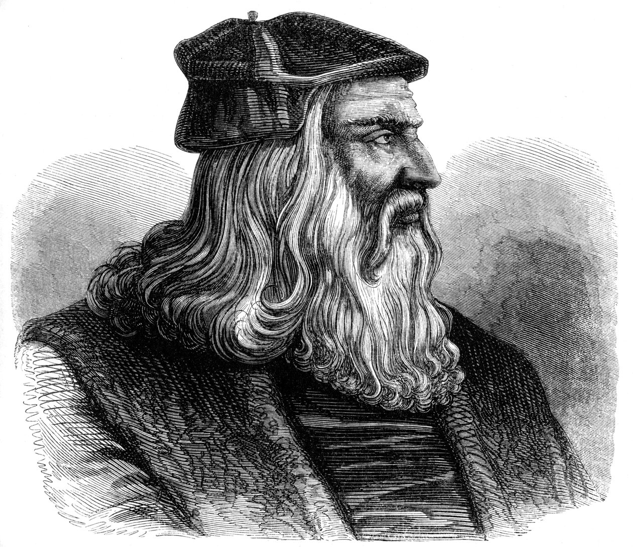 Leonardo da Vinci 1452-1519, século XVI 1849 de Unbekannt