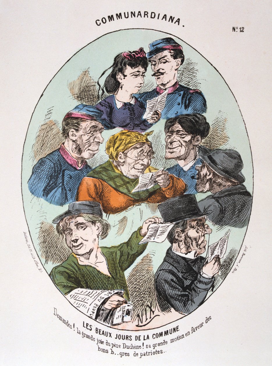 Os belos dias da comuna, 1871 de Unbekannt