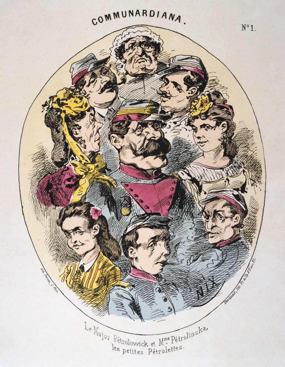 Os belos dias da comuna, 1871 de Unbekannt