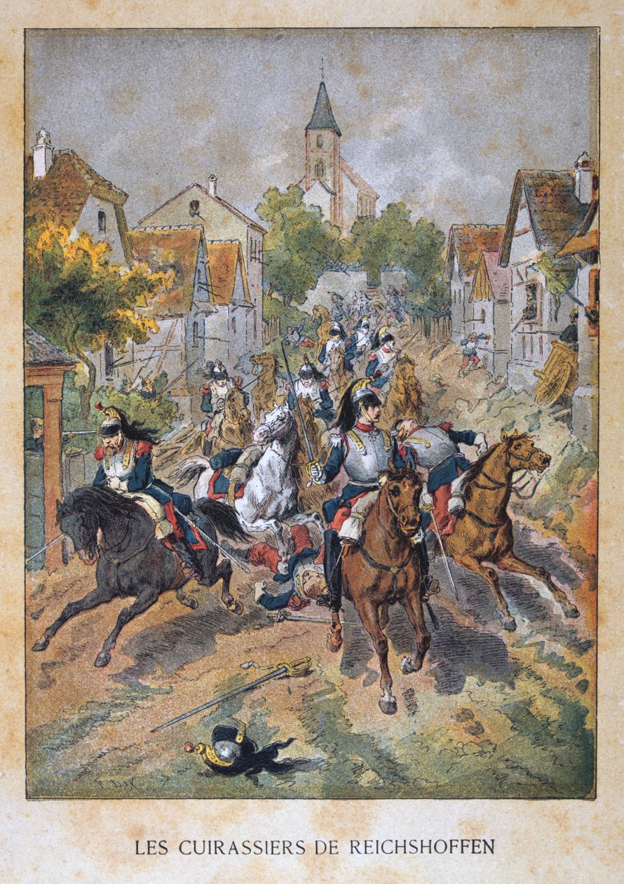 Les Cuirassiers de Reichshoffen, 6 de agosto de 1870, Guerra Franco-Prussiana, 1870-1871 de Unbekannt