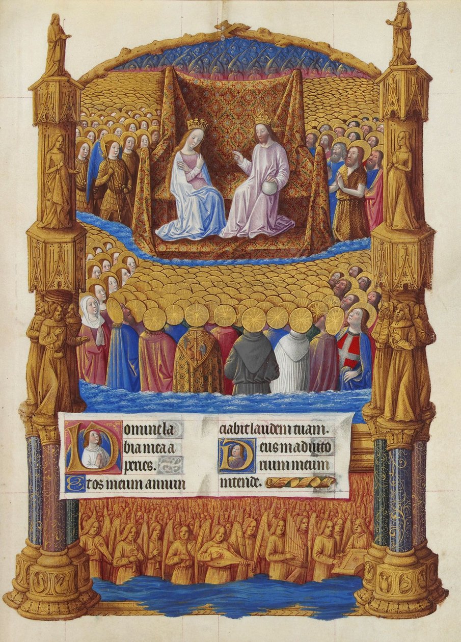 Les Très Riches Heures du Duc de Berry, Folio 126r - Paraíso de Unbekannt