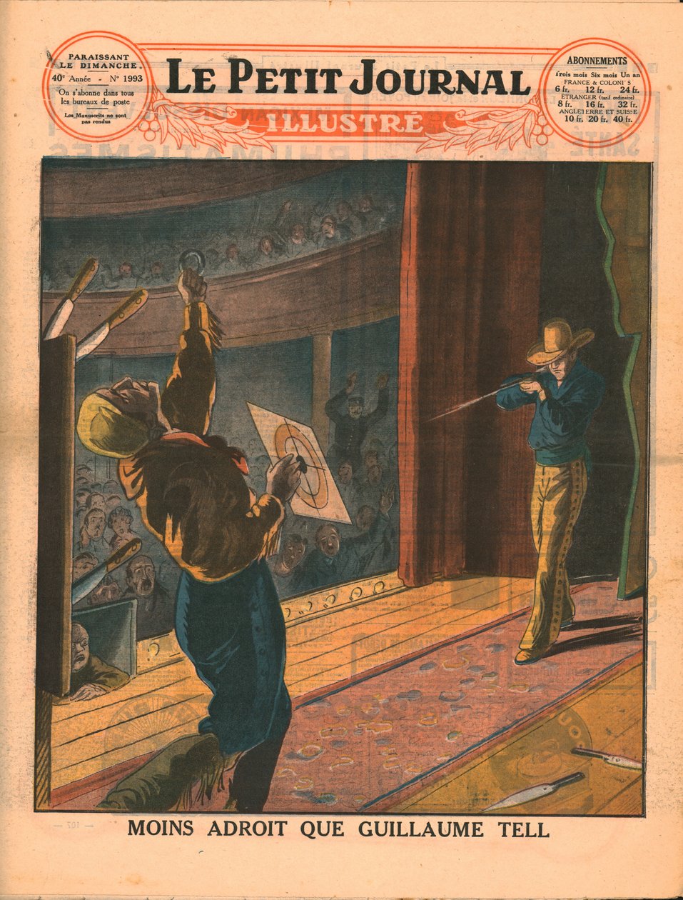 Menos preciso do que William Tell, 1929. de Unbekannt