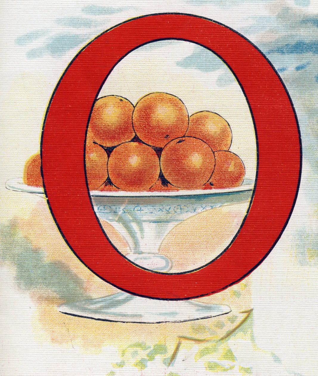 Carta O: laranjas. Gravação em "ABC L