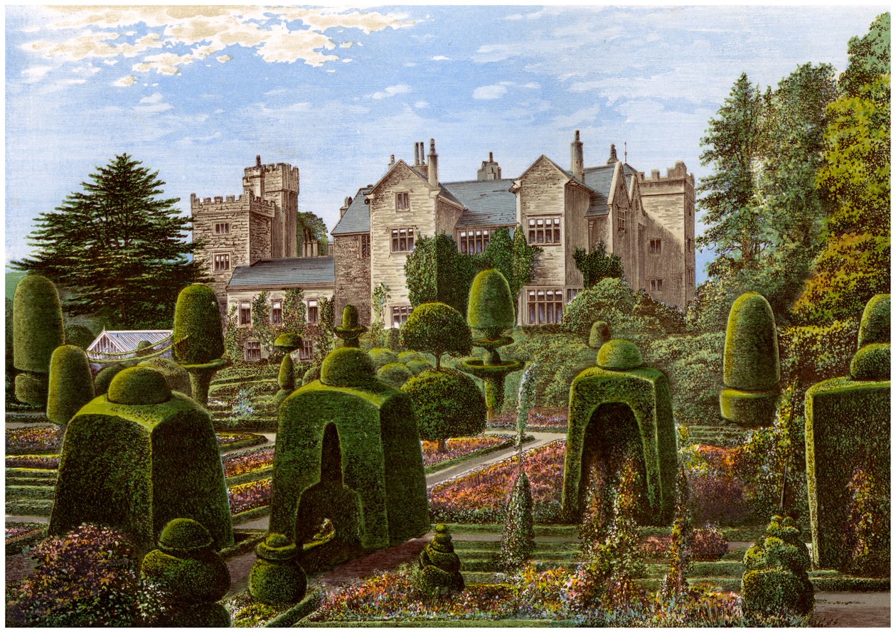 Levens Hall, Cumbria, c1880 de Unbekannt