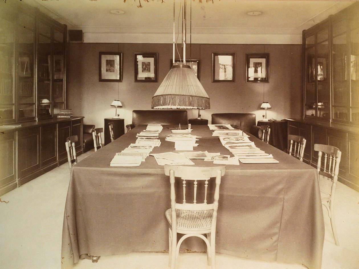 Biblioteca, Casa da Associação de Literatura e Artes, Rússia, década de 1910 de Unbekannt