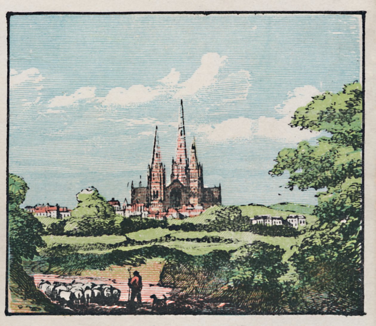 Lichfield, c1910. de Unbekannt