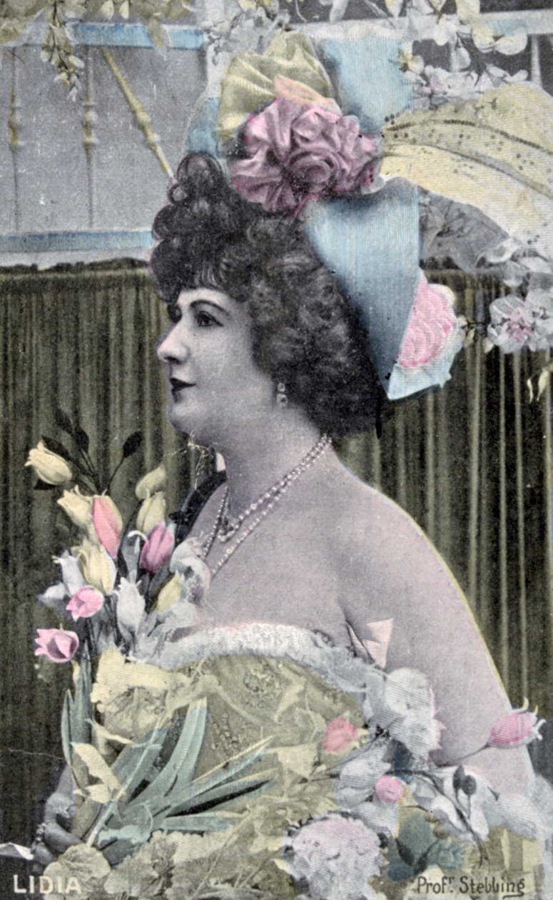 Lidia, cartão postal vintage francês, c1900 de Unbekannt