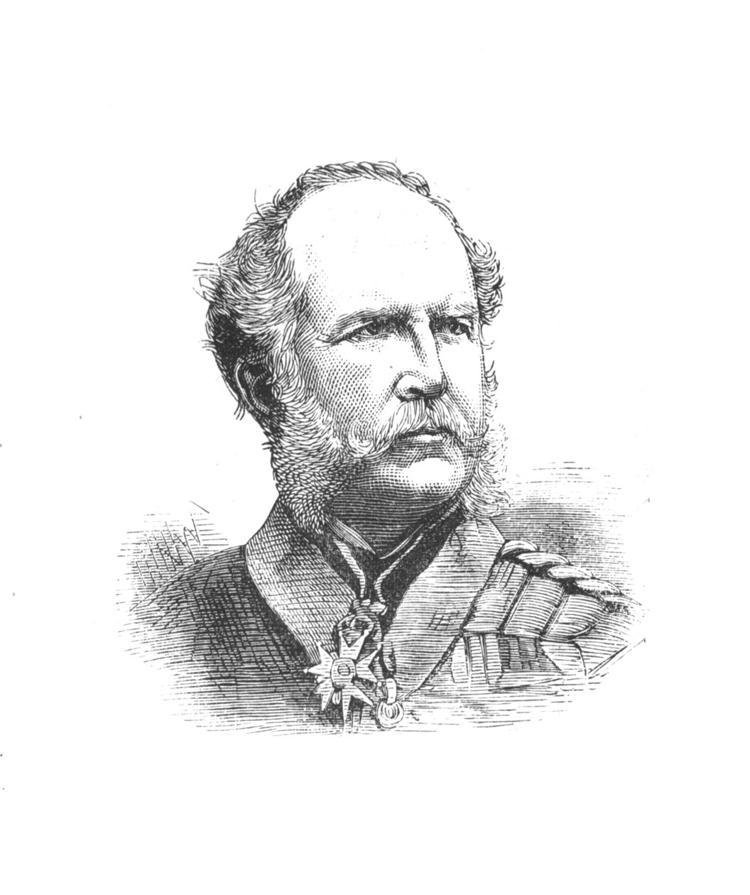 Tenente-General, Sir John Adye, Chefe do Estado-Maior, c1882-1885 de Unbekannt