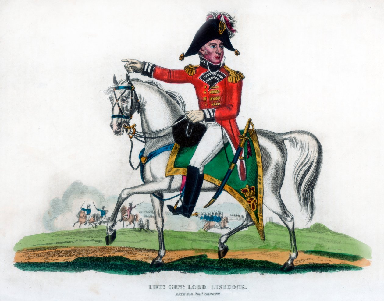 Tenente-General Lord Linedock, 1816 de Unbekannt