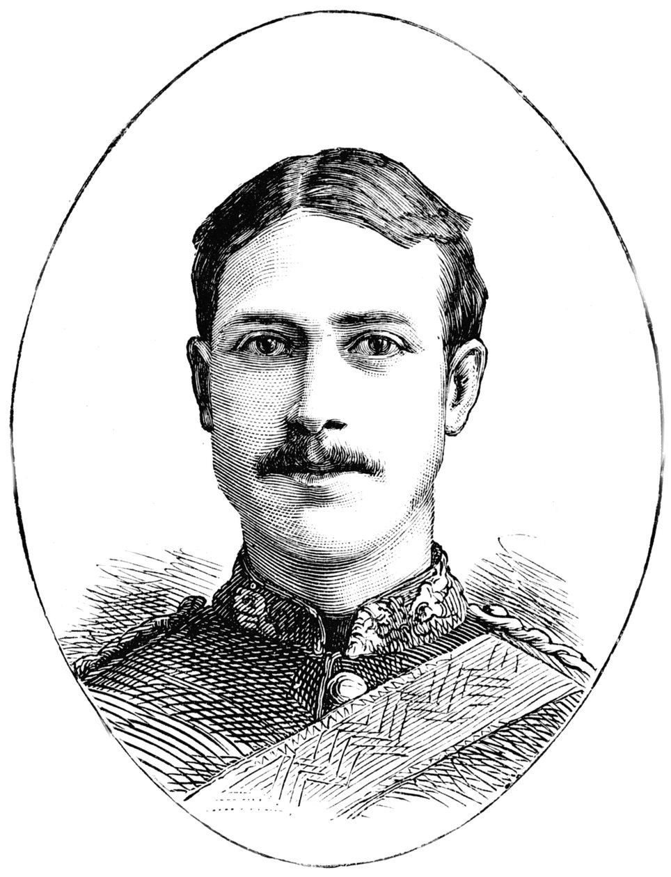 Tenente Henry Gribble, terceiro guardas de dragões, c1882 de Unbekannt