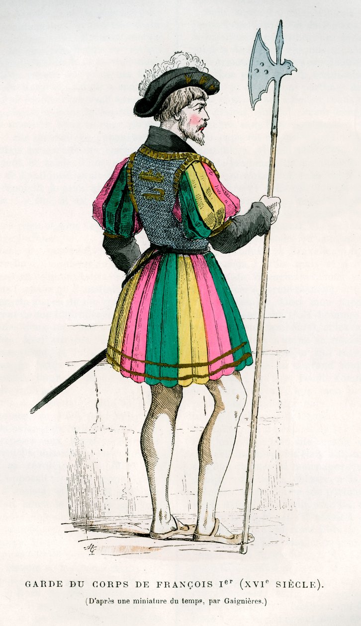Guarda-vidas ou guarda-costas de Francisco I da França, século XVI 1882-1884 de Unbekannt